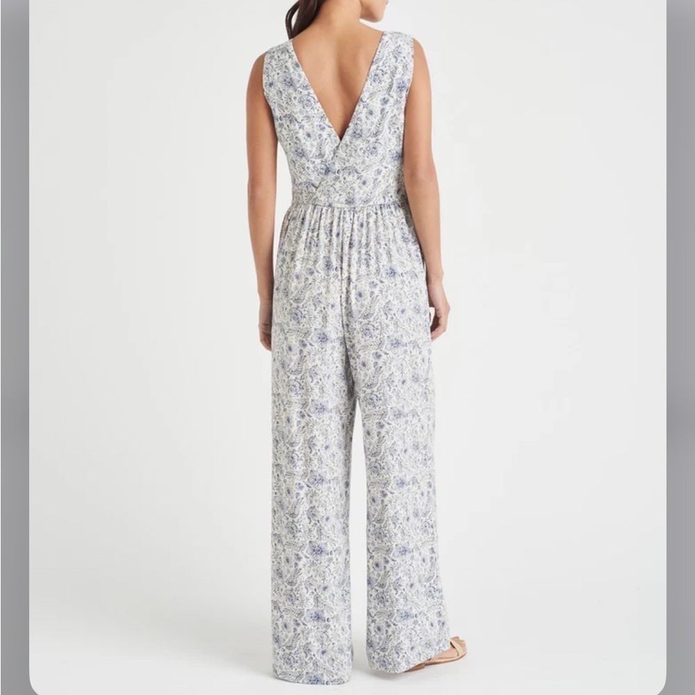NWT Splendid x Cella Jane Blog printed surplus jumpsuit - Picture 5 of 10